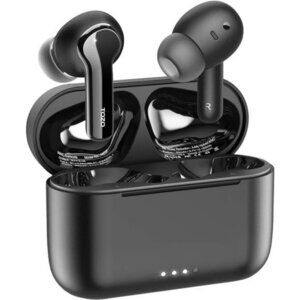 Wireless Earbuds Noise Cancelling Bluetooth 5.3 Waterproof Headphones Black